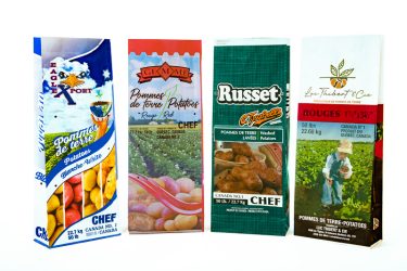 4 modèles de sacs de pommes de terre